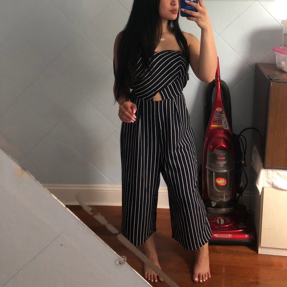 Strapless jumpsuit
